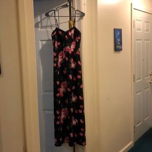 Floral maxi sun dress